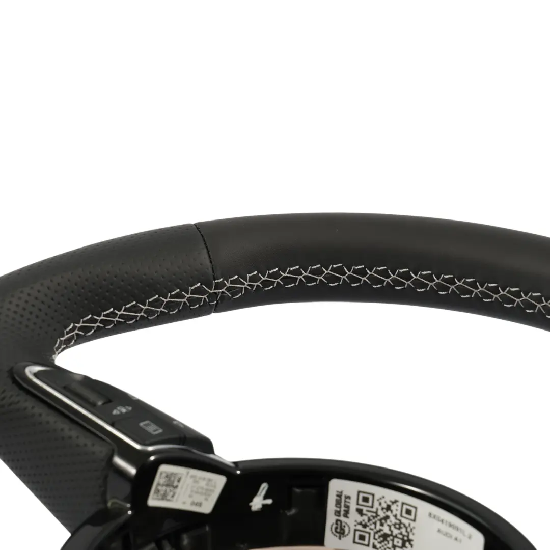 Leather Steering Wheel Multifunction to Audi A1 8X S-Line NEW Black with Part number 8X0419091L Audi A1 8X S-Line NEW Black Leather Steering Wheel Multifunction - SKU 8X0419091L-2 - Part number 8X0419091L