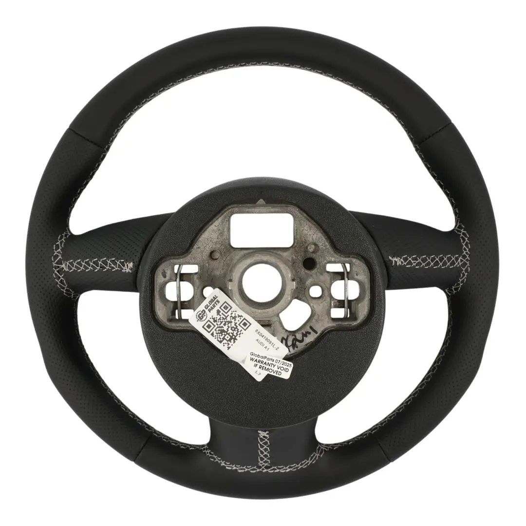 Audi A1 8X S-Line NEW Black Leather Steering Wheel Multifunction - SKU 8X0419091L-2 - Part number 8X0419091L