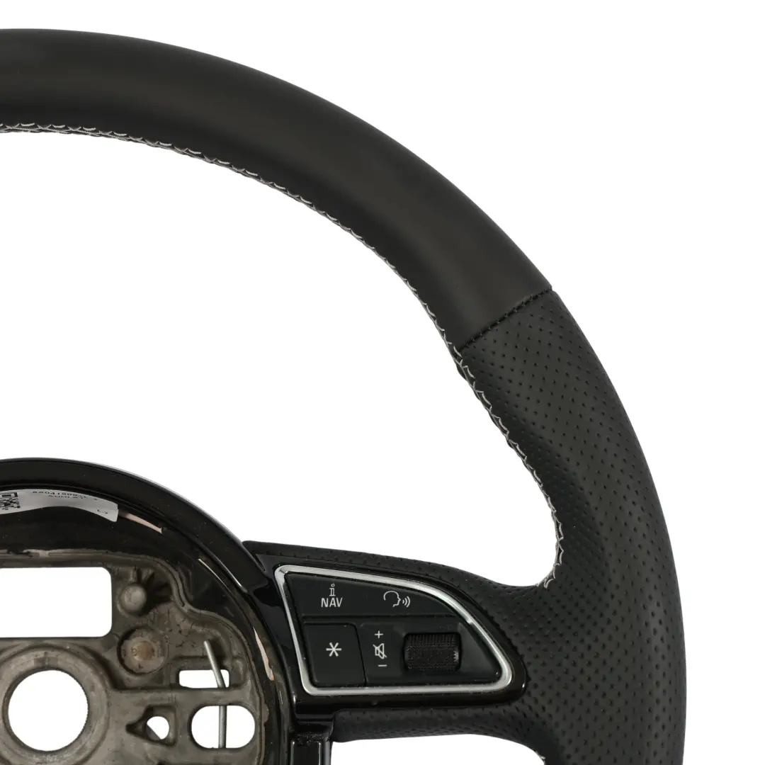 Audi A1 8X S-Line NEW Black Leather Steering Wheel Multifunction - SKU 8X0419091L-2 - Part number 8X0419091L