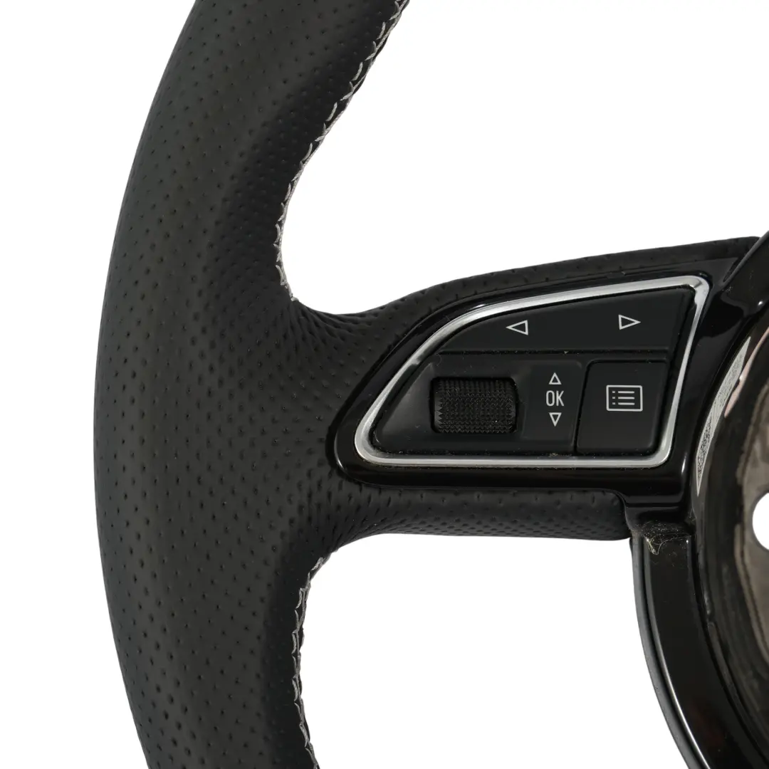 Audi A1 8X S-Line NEW Black Leather Steering Wheel Multifunction - SKU 8X0419091L-2 - Part number 8X0419091L