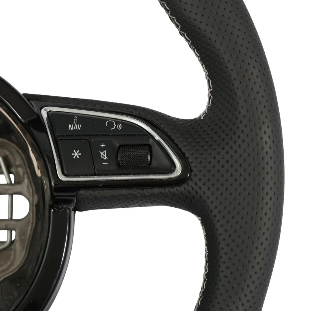 Audi A1 8X S-Line NEW Black Leather Steering Wheel Multifunction - SKU 8X0419091L-2 - Part number 8X0419091L
