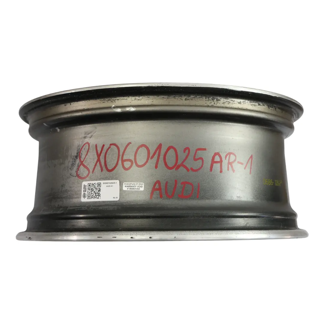 Audi A1 S1 8X Felga Aluminiowa Rotor Srebrna 18" 7.5J ET:39,5 - SKU 8X0601025AR-1 - Numer Części 8X0601025AR
