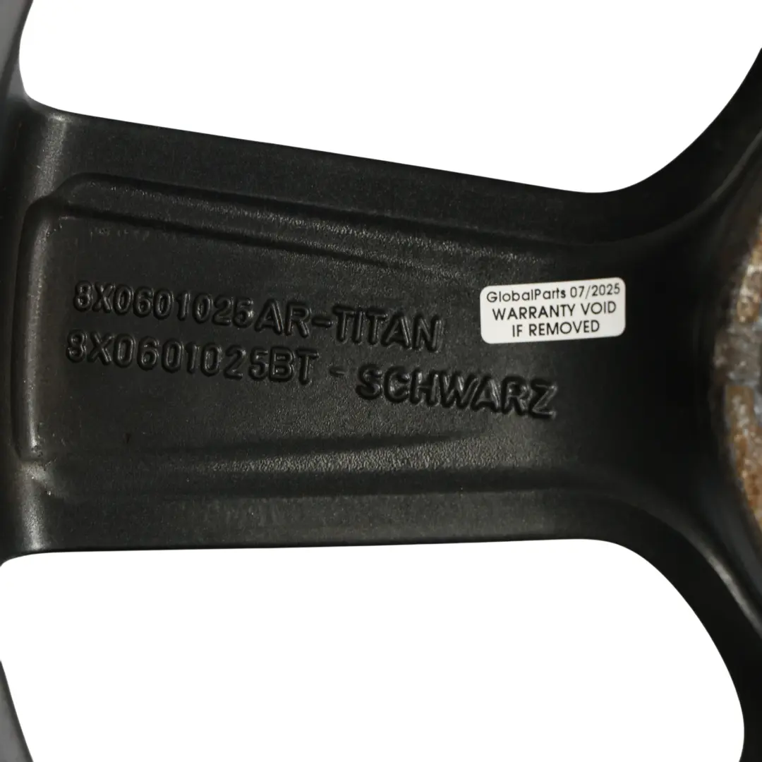 Audi A1 S1 8X Felga Aluminiowa Rotor Srebrna 18" 7.5J ET:39,5 - SKU 8X0601025AR-1 - Numer Części 8X0601025AR