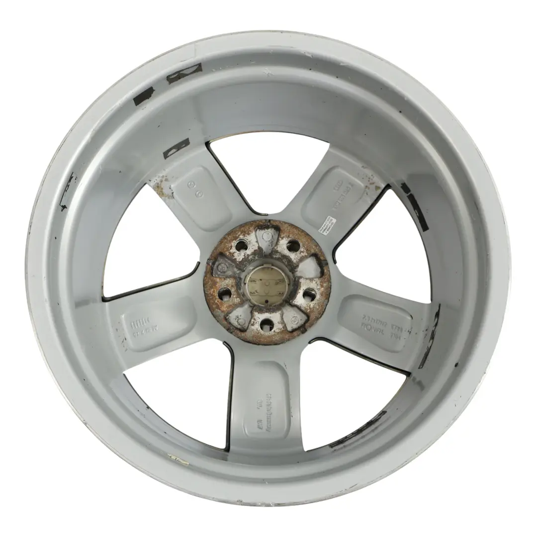 Audi A1 8X Jante En Alliage 17" 7.5J ET36 Argent Noir - SKU 8X0601025E-1 - Numéro de pièce 8X0601025E