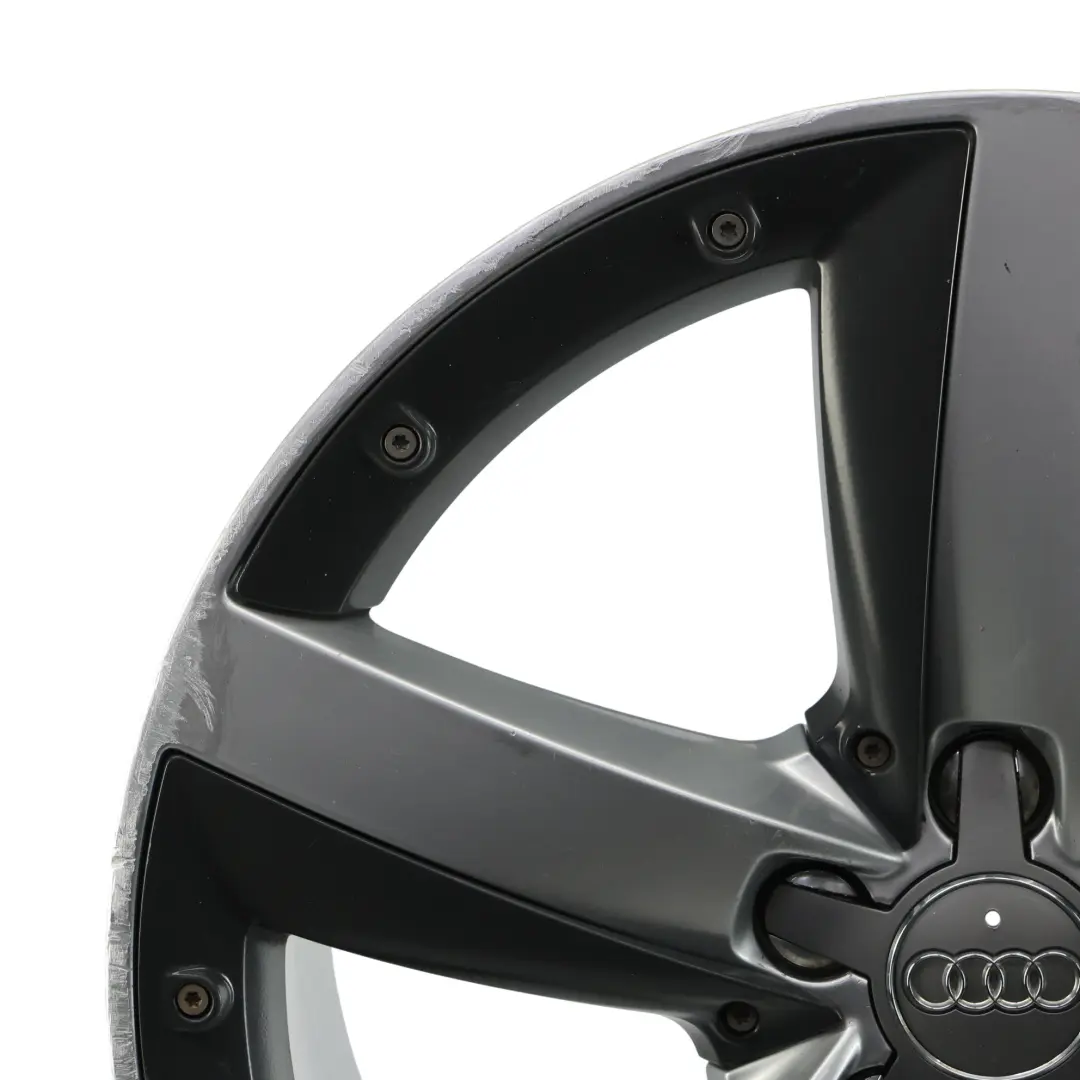 Rim Alloy 17" 7.5J ET36 Silver Black to Audi A1 8X Wheel with Part number 8X0601025E Audi A1 8X Wheel Rim Alloy 17" 7.5J ET36 Silver Black - SKU 8X0601025E-1 - Part number 8X0601025E