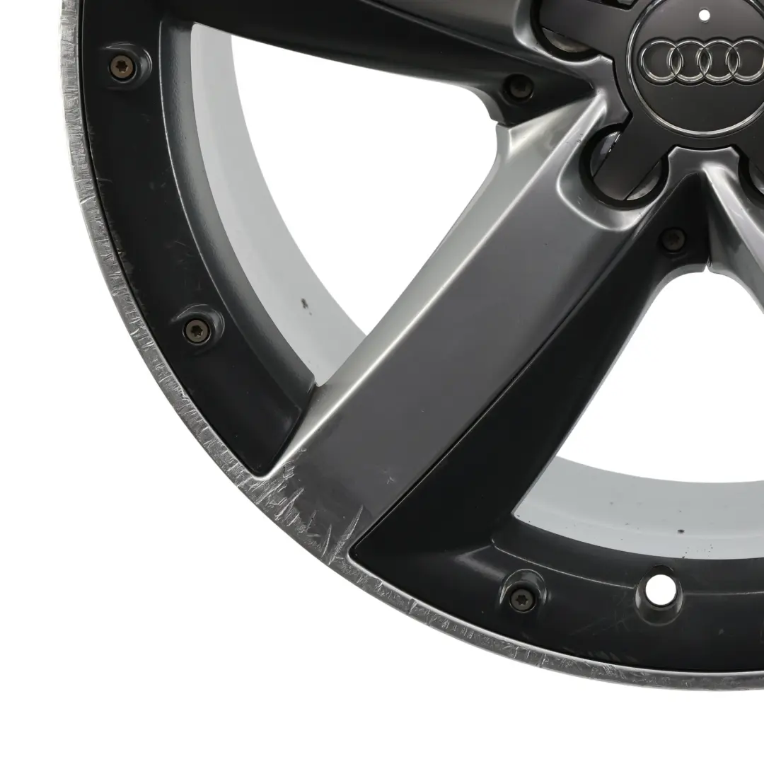 Cerchio In Lega 17" 7.5J ET36 Argento Nero per Audi A1 8X con numero di parte 8X0601025E Audi A1 8X Cerchio In Lega 17" 7.5J ET36 Argento Nero - SKU 8X0601025E-1 - Numero di parte 8X0601025E