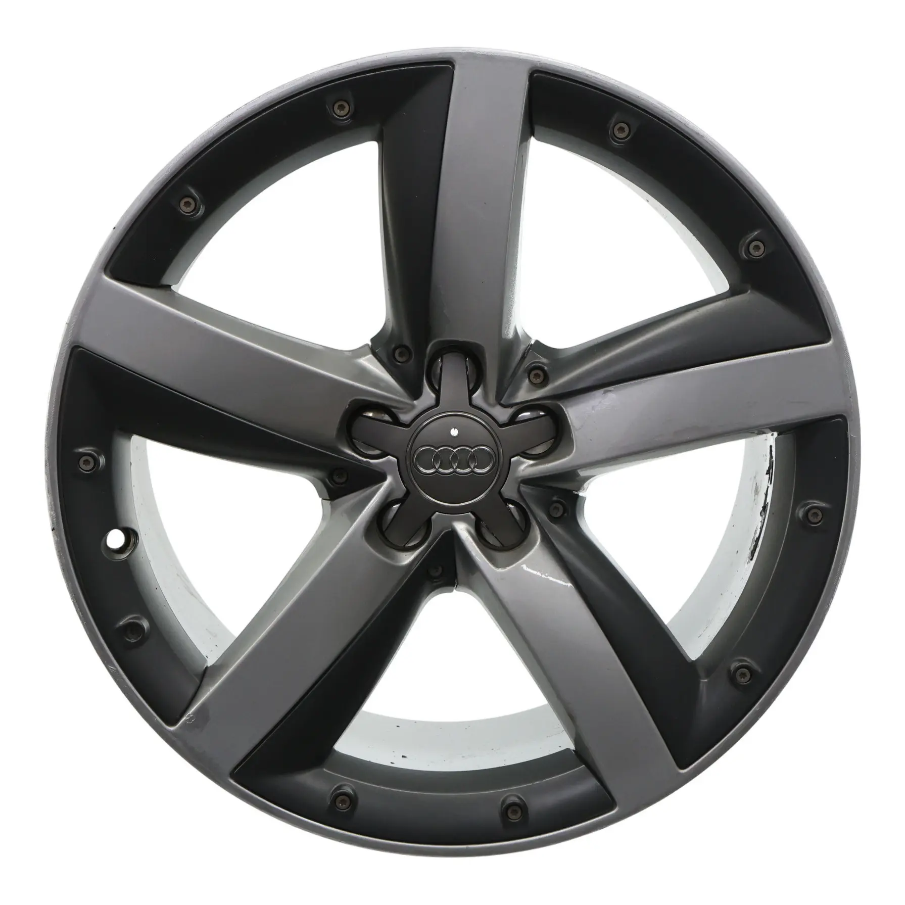 Audi A1 8X Wheel Rim Alloy 17" 7.5J ET36 Silver Black 8X0601025E