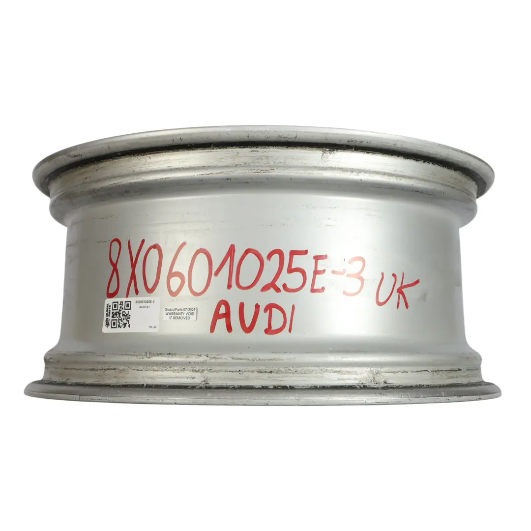 Audi A1 8X Wheel Rim Alloy 17" 7.5J ET36 Silver Black - SKU 8X0601025E-3 - Part number 8X0601025E