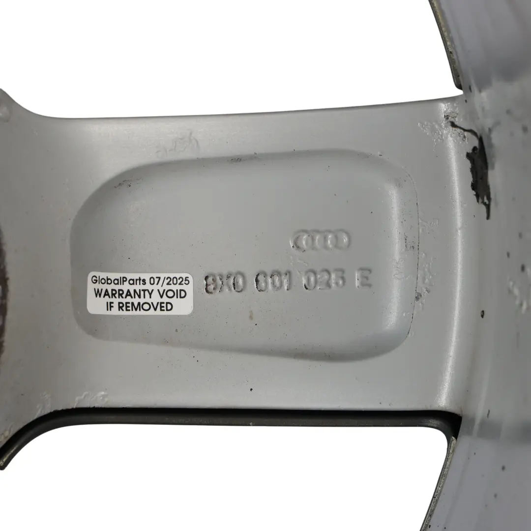 Audi A1 8X Wheel Rim Alloy 17" 7.5J ET36 Silver Black - SKU 8X0601025E-3 - Part number 8X0601025E