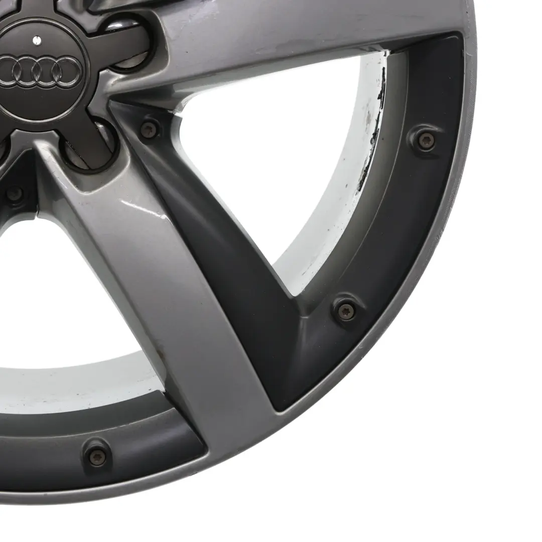 Audi A1 8X Wheel Rim Alloy 17" 7.5J ET36 Silver Black - SKU 8X0601025E-3 - Part number 8X0601025E