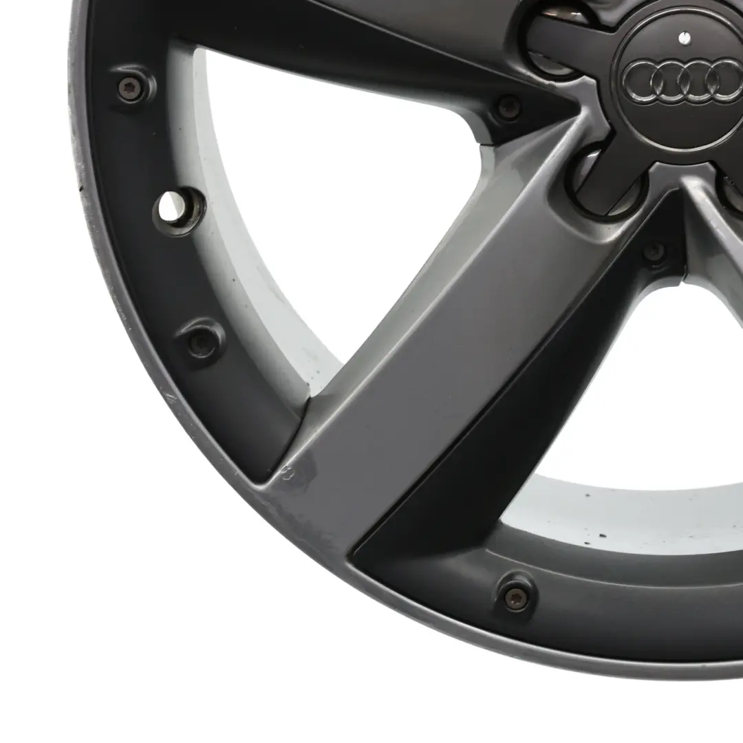 Audi A1 8X Wheel Rim Alloy 17" 7.5J ET36 Silver Black - SKU 8X0601025E-3 - Part number 8X0601025E