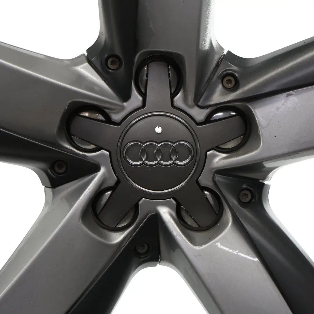 Audi A1 8X Wheel Rim Alloy 17" 7.5J ET36 Silver Black - SKU 8X0601025E-3 - Part number 8X0601025E