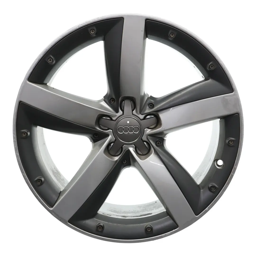 Audi A1 8X Wheel Rim Alloy 17" 7.5J ET:36 Silver Black - SKU 8X0601025E-4 - Part number 8X0601025E
