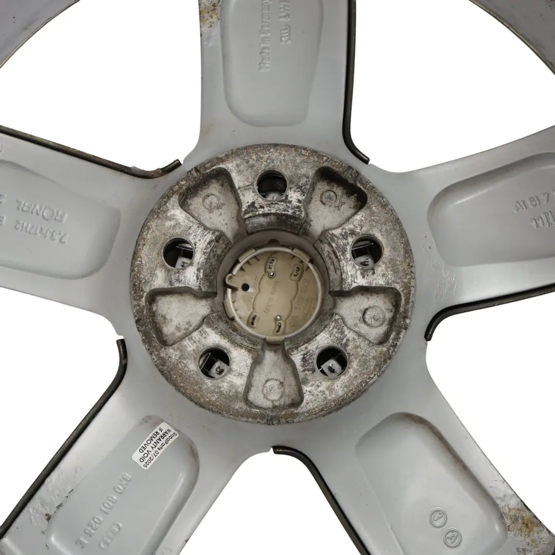 Rim Alloy 17" 7.5J ET:36 Silver Black to Audi A1 8X Wheel with Part number 8X0601025E Audi A1 8X Wheel Rim Alloy 17" 7.5J ET:36 Silver Black - SKU 8X0601025E-4 - Part number 8X0601025E