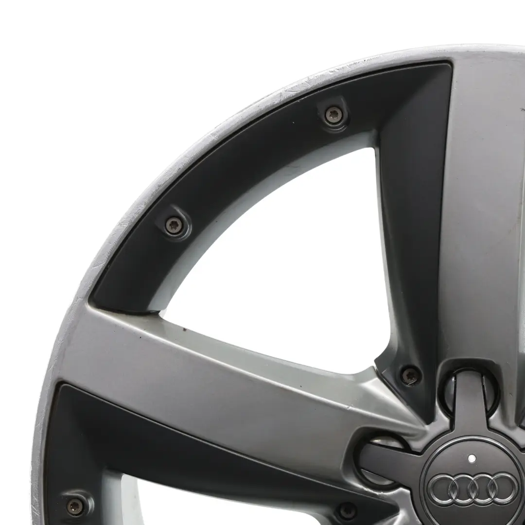 Audi A1 8X Wheel Rim Alloy 17" 7.5J ET:36 Silver Black - SKU 8X0601025E-4 - Part number 8X0601025E
