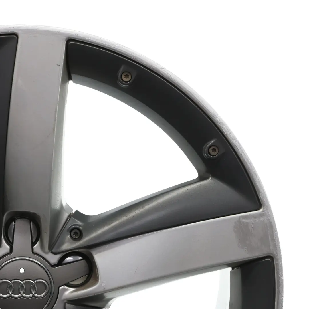 Audi A1 8X Wheel Rim Alloy 17" 7.5J ET:36 Silver Black - SKU 8X0601025E-4 - Part number 8X0601025E