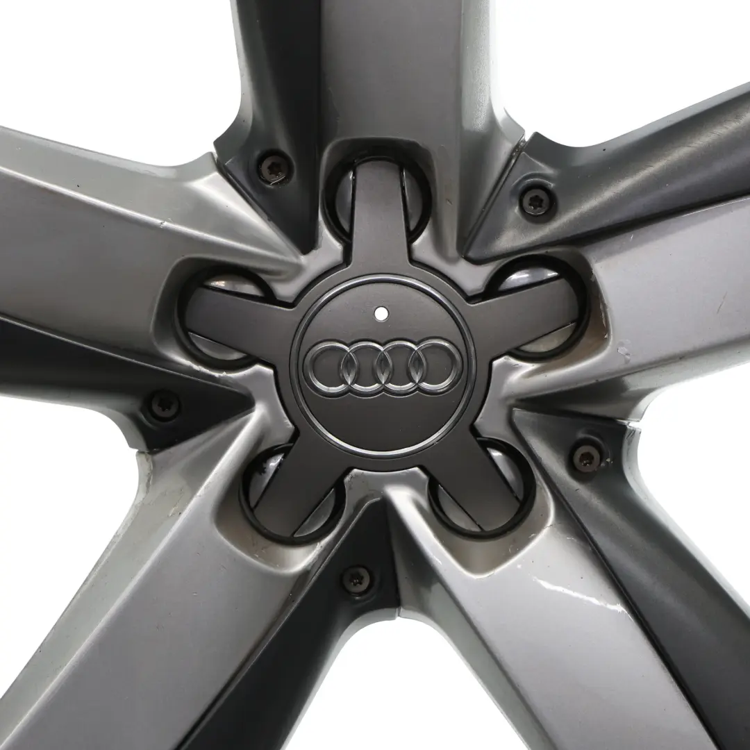 Audi A1 8X Wheel Rim Alloy 17" 7.5J ET:36 Silver Black - SKU 8X0601025E-4 - Part number 8X0601025E