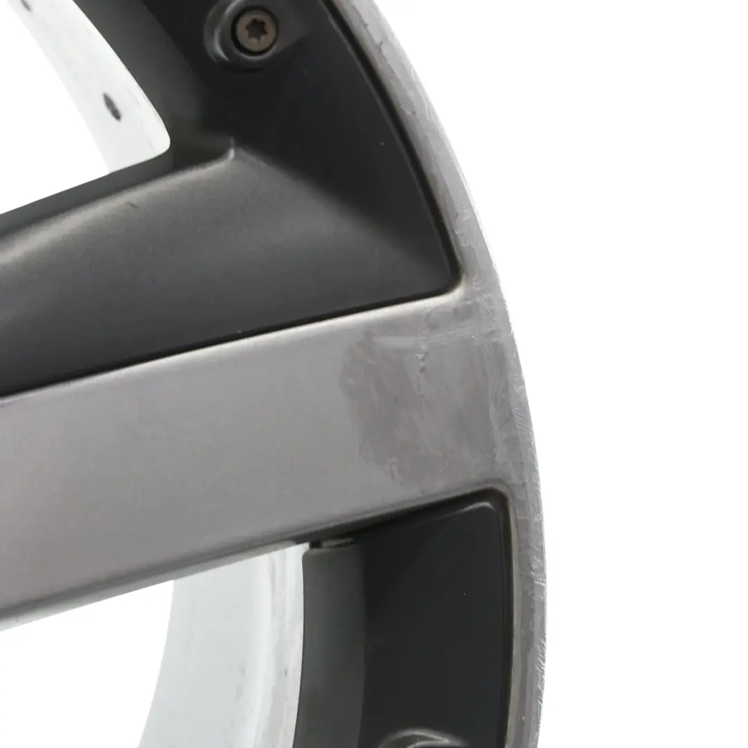 Audi A1 8X Wheel Rim Alloy 17" 7.5J ET:36 Silver Black - SKU 8X0601025E-4 - Part number 8X0601025E