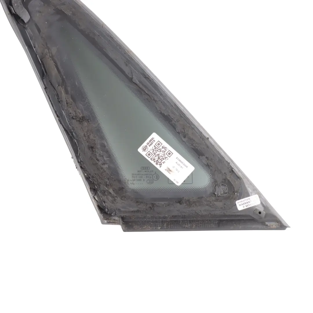 Sportback Quarter Glass Window Side Rear Right O/S 5-Door AS3 Tinted to Audi A1 8X with Part number 8X4845300A Audi A1 8X Sportback Quarter Glass Window Side Rear Right O/S 5-Door AS3 Tinted - SKU 8X4845300A - Part number 8X4845300A