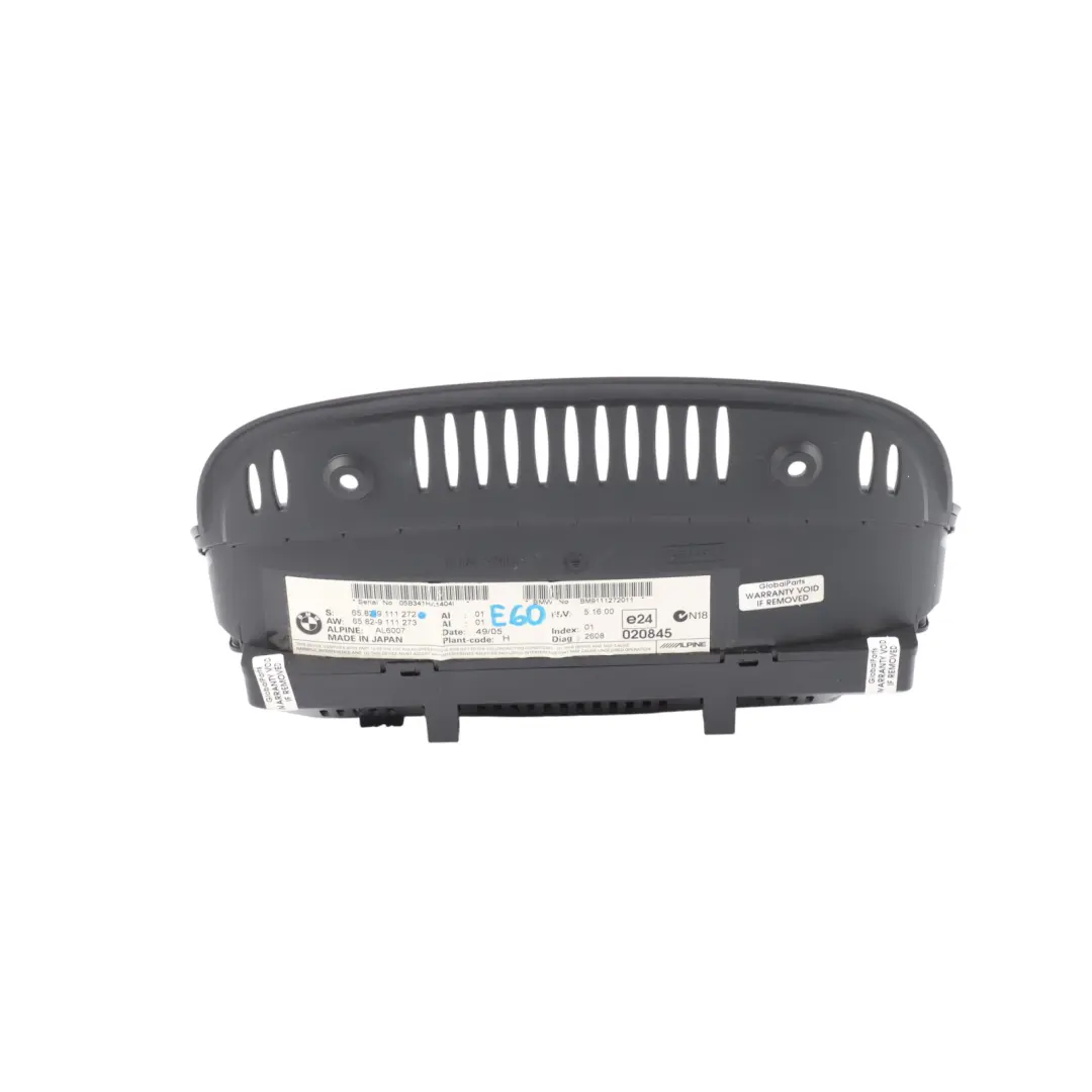 Display Screen BMW E60 E61 Dash On Board Sat Navigation Monitor 8,8" to with Part number 9111272 Display Screen BMW E60 E61 Dash On Board Sat Navigation Monitor 8,8" - SKU 9111272 - Part number 9111272