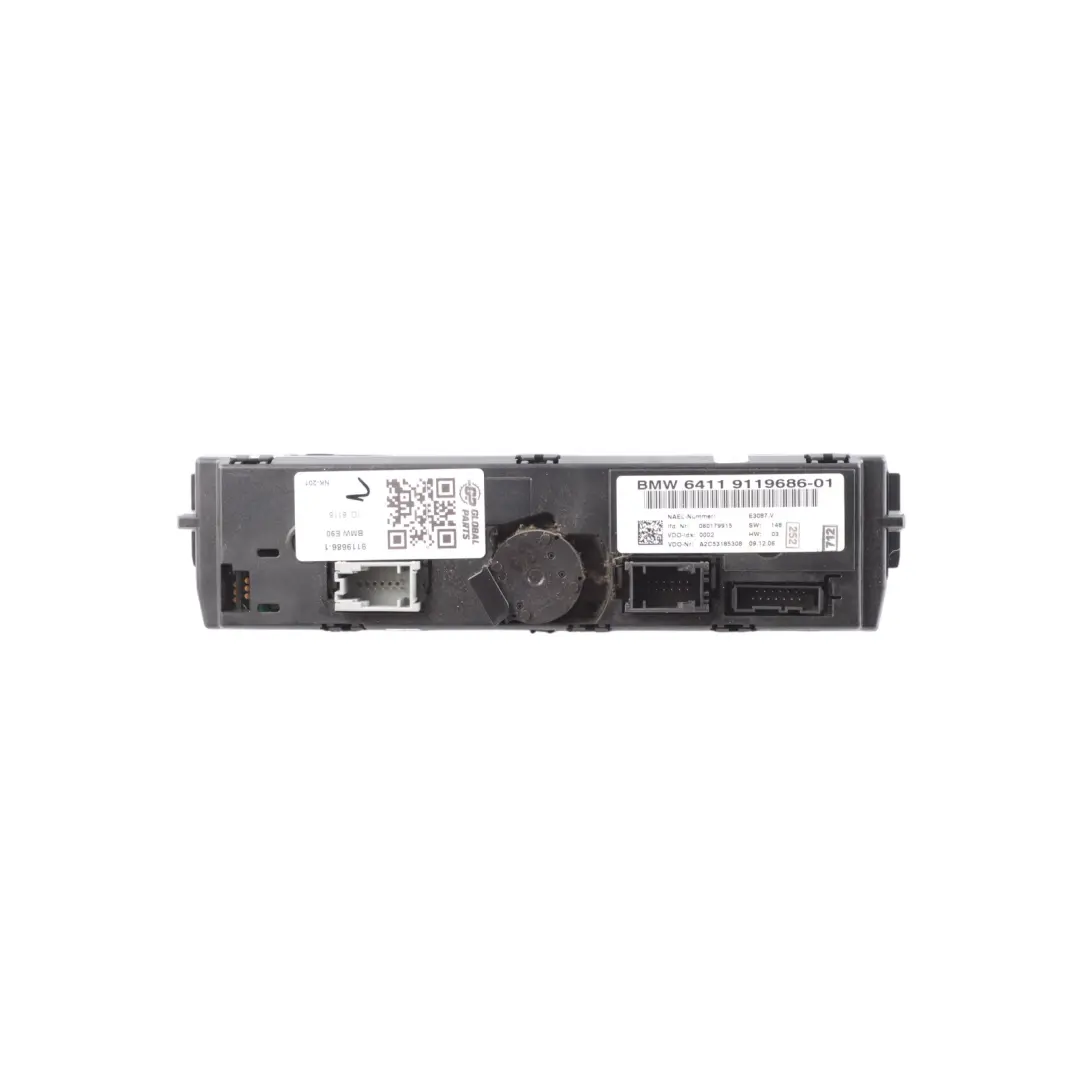 BMW E81 E87 E90 E91 Automatic Air Conditioning A/C Control Panel - SKU 9119686-1 - Part number 9119686