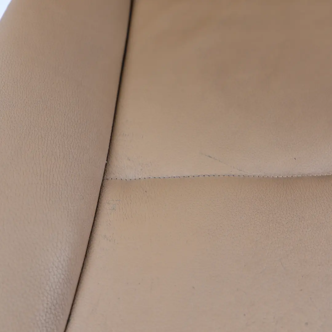 Front Left N/S Interior Leather Dakota Natural Brown to BMW E60 E61 LCI Seat with Part number 9126275 BMW E60 E61 LCI Seat Front Left N/S Interior Leather Dakota Natural Brown - SKU 9126275-1 - Part number 9126275