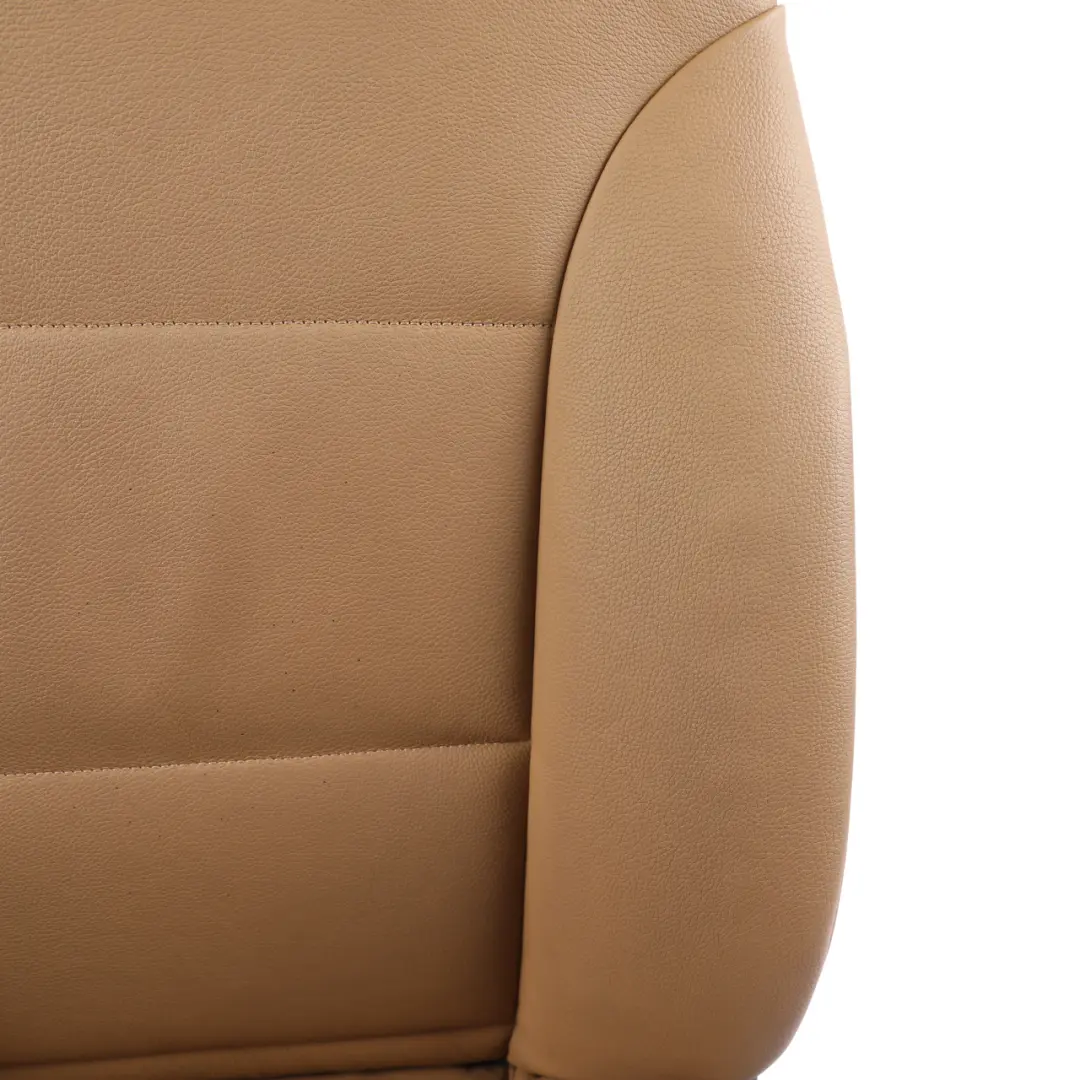 Front Left N/S Interior Leather Dakota Natural Brown to BMW E60 E61 LCI Seat with Part number 9126275 BMW E60 E61 LCI Seat Front Left N/S Interior Leather Dakota Natural Brown - SKU 9126275-1 - Part number 9126275
