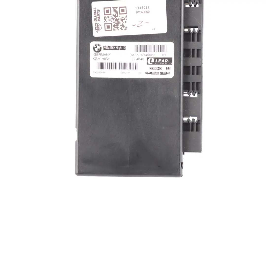 BMW E60 E61 E63 General Body Control Module Unit ECU Lear - SKU 9145021 - Part number 9145021