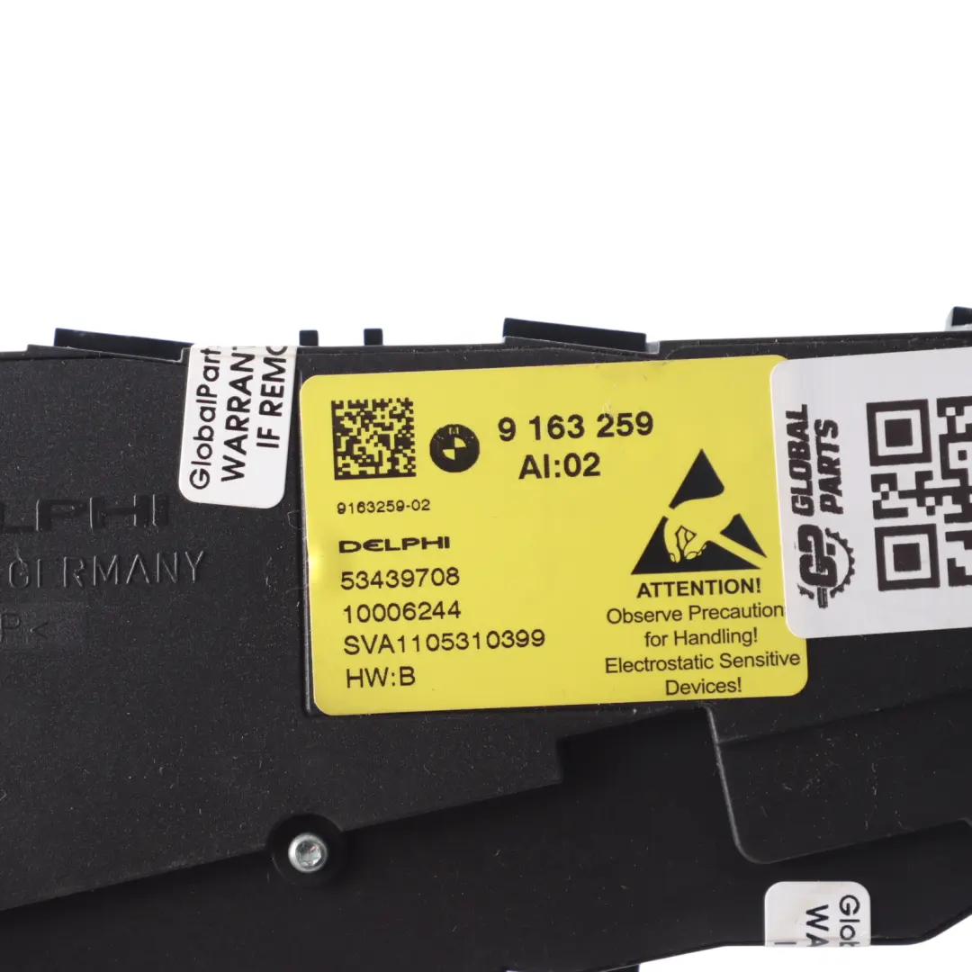 BMW F10 F11 F07 GT Vorder Sitz Schalter Regelung Steuer Gerät Links - SKU 9163259 - Teilenummer 9163259