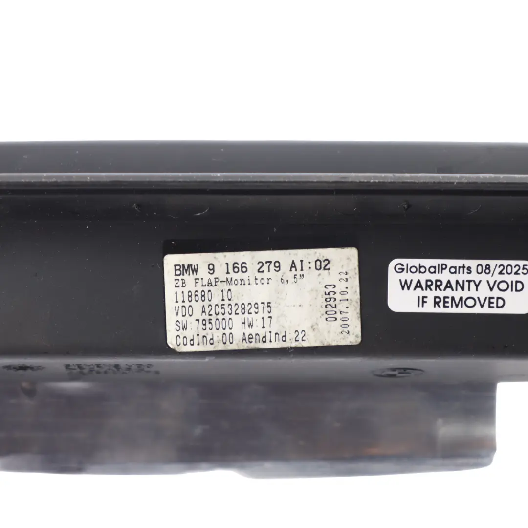 Boardmonitor Central Information Display Screen Control Unit to BMW E81 E87 with Part number 9166279 BMW E81 E87 Boardmonitor Central Information Display Screen Control Unit - SKU 9166279-1 - Part number 9166279