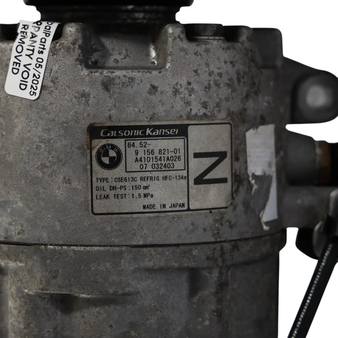BMW E81 E87 E90 E91 Sprężarka Klimatyzacji Benzyna N45 N46 - SKU 9182793 - Numer Części 9182793