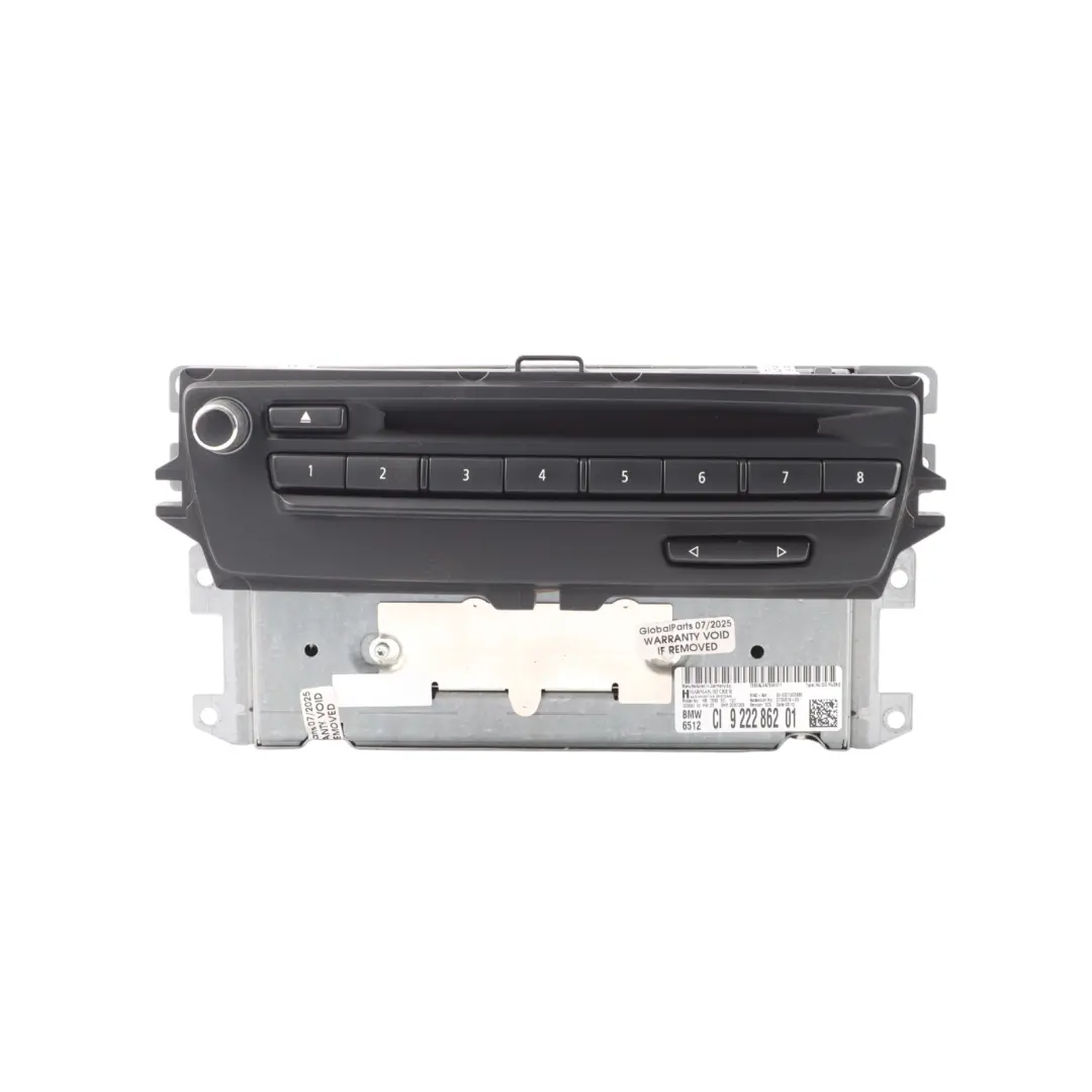 BMW E91 LCI Radio Sat Nav CD DVD DAB Player Reader GPS Head Unit - SKU 9222862 - Part number 9222862
