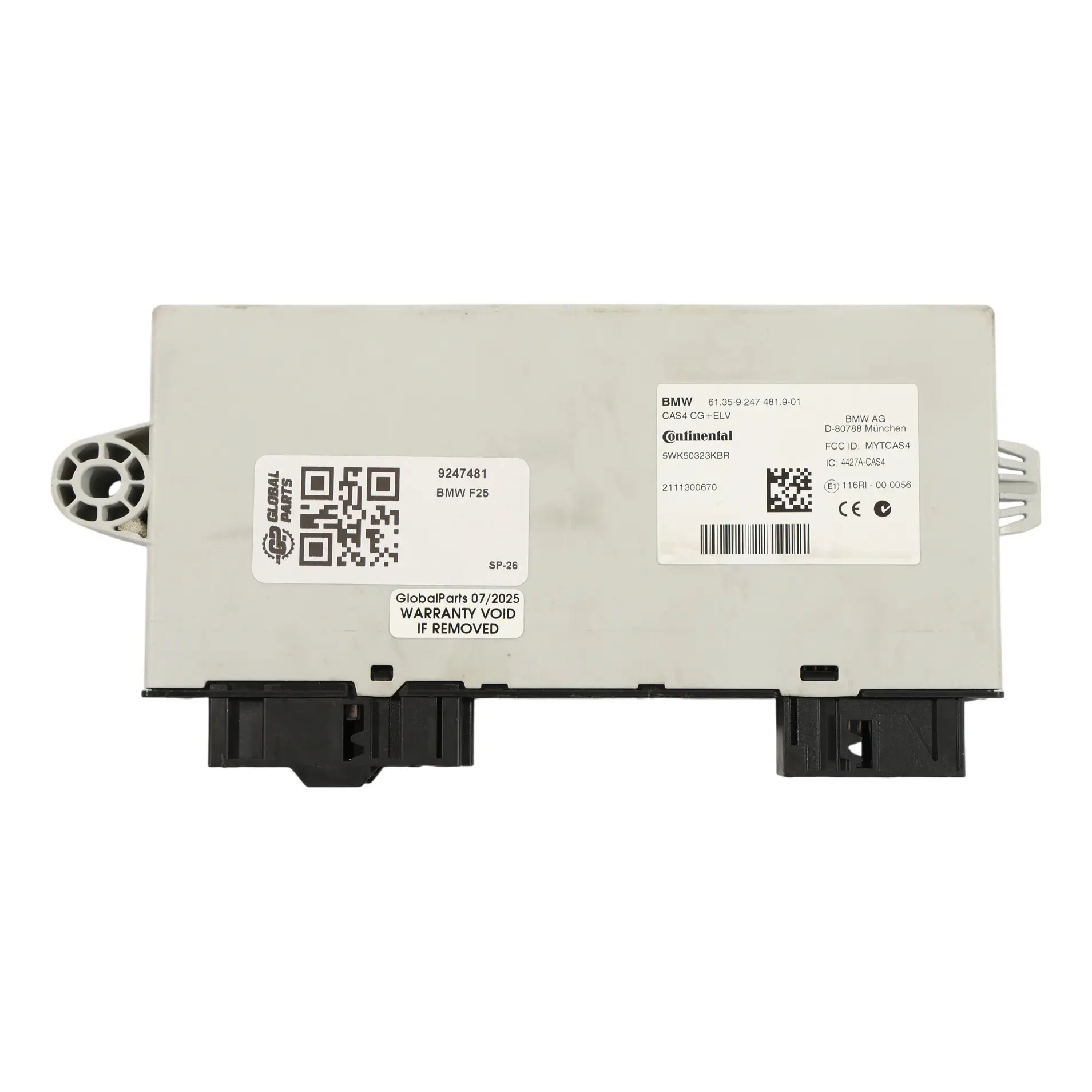 BMW X3 F25 Control Module CAS Unit ECU 20dX Diesel N47N 9247481