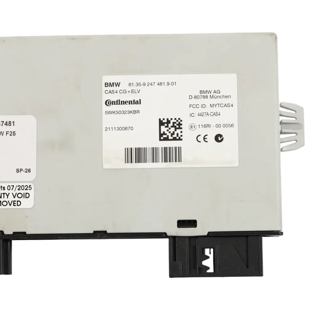 Moduł Sterownik CAS 20Dx Diesel N47N do BMW X3 F25 o numerze 9247481 BMW X3 F25 Moduł Sterownik CAS 20Dx Diesel N47N - SKU 9247481 - Numer Części 9247481