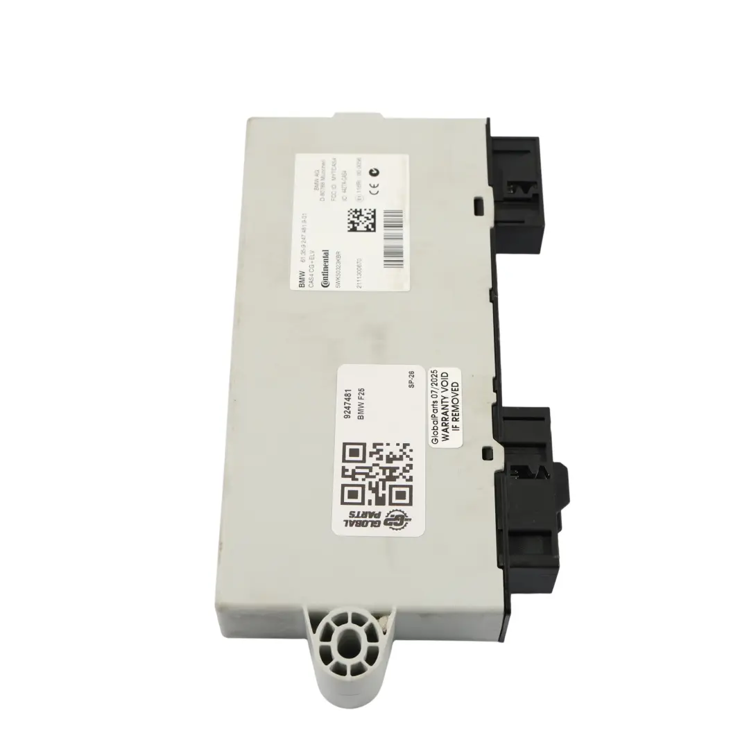 BMW X3 F25 Modulo Di Controllo CAS Unità ECU 20Dx Diesel N47N - SKU 9247481 - Numero di parte 9247481