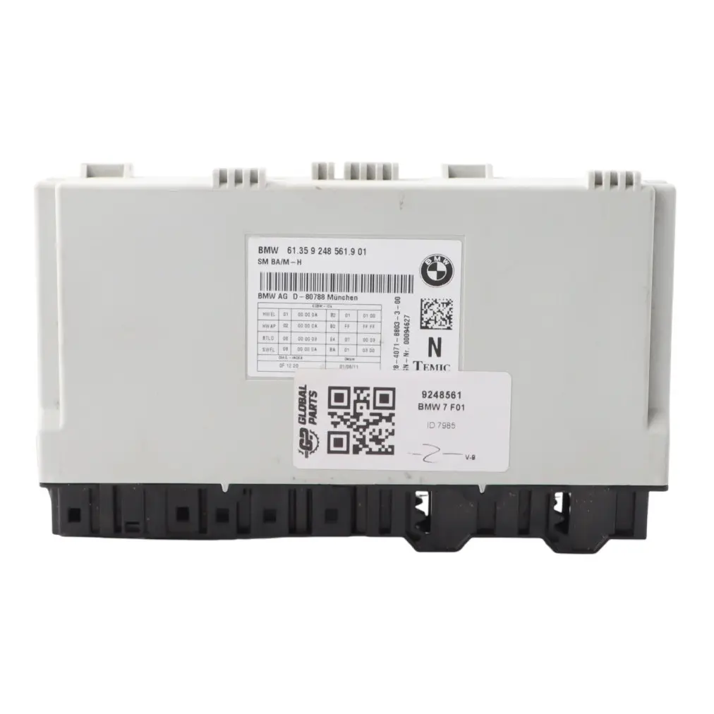 BMW F01 F10 F20 F30 Front Seat Control Unit Module Memory 9248561
