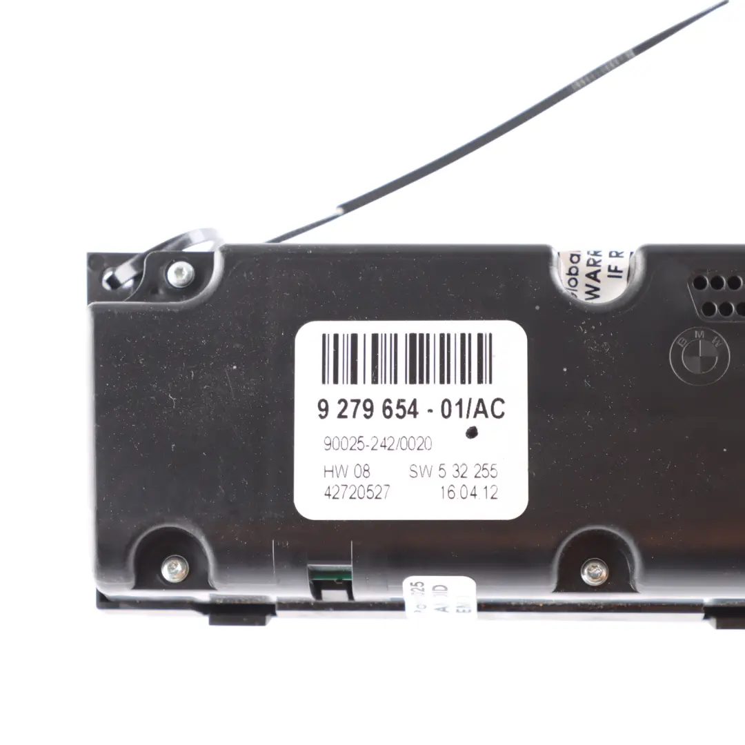 Control Unit Panel Automatic Air Conditioning High to BMW X5 E70 X6 E71 with Part number 9279654 BMW X5 E70 X6 E71 Control Unit Panel Automatic Air Conditioning High - SKU 9279654 - Part number 9279654