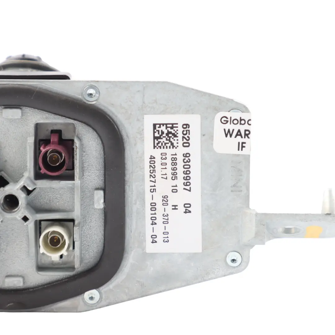 Aerial Base Antenna Rod Unit AM / FM / TEL / GPS / DAB-L to Mini F57 Cabrio with Part number 9309997 Mini F57 Cabrio Aerial Base Antenna Rod Unit AM / FM / TEL / GPS / DAB-L - SKU 9309997-1 - Part number 9309997