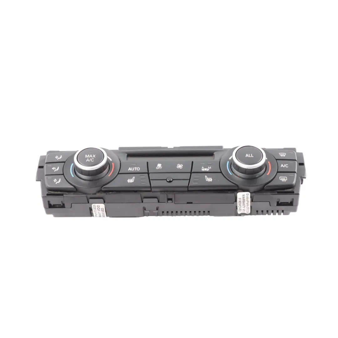 BMW X3 F25 Automatic A/C Climate Control Switch Panel Heated Seats - SKU 9312722 - Part number 9312722