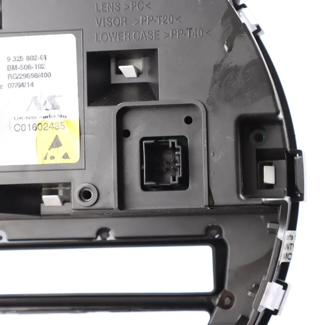 Instrument Cluster Speedometer to Mini Cooper R56 R57 LCI R58 R59 R60 R61 with Part number 9325802 Mini Cooper R56 R57 LCI R58 R59 R60 R61 Instrument Cluster Speedometer - SKU RHD-9325802 - Part number 9325802