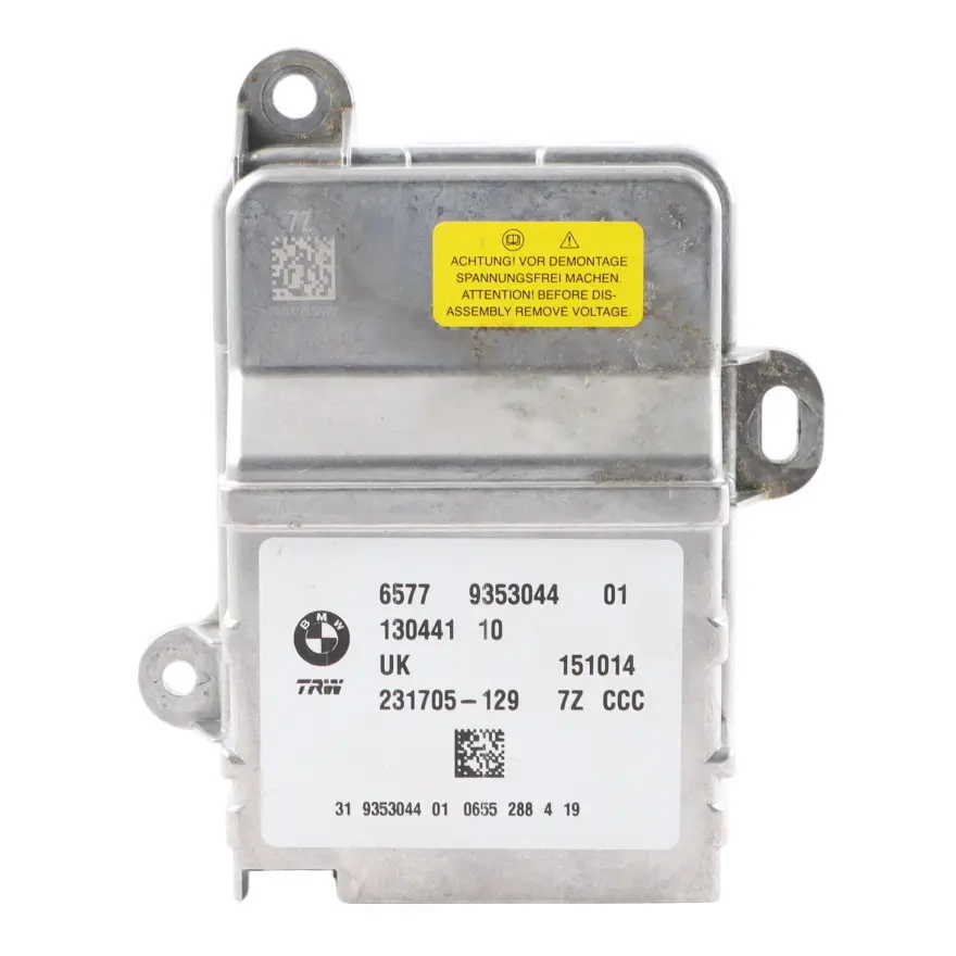 Module Control Unit ECU to BMW F45 X1 F48 Mini F54 F55 F56 Air with Part number 9353044 BMW F45 X1 F48 Mini F54 F55 F56 Air Module Control Unit ECU - SKU 9353044 - Part number 9353044