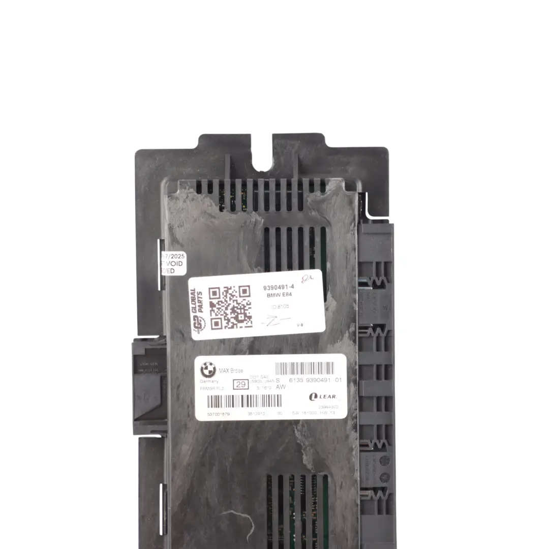 BMW E84 LCI Light Control Footwell Module ECU MAX Brose FRM3R PL2 Lear - SKU 9390491-4 - Part number 9390491