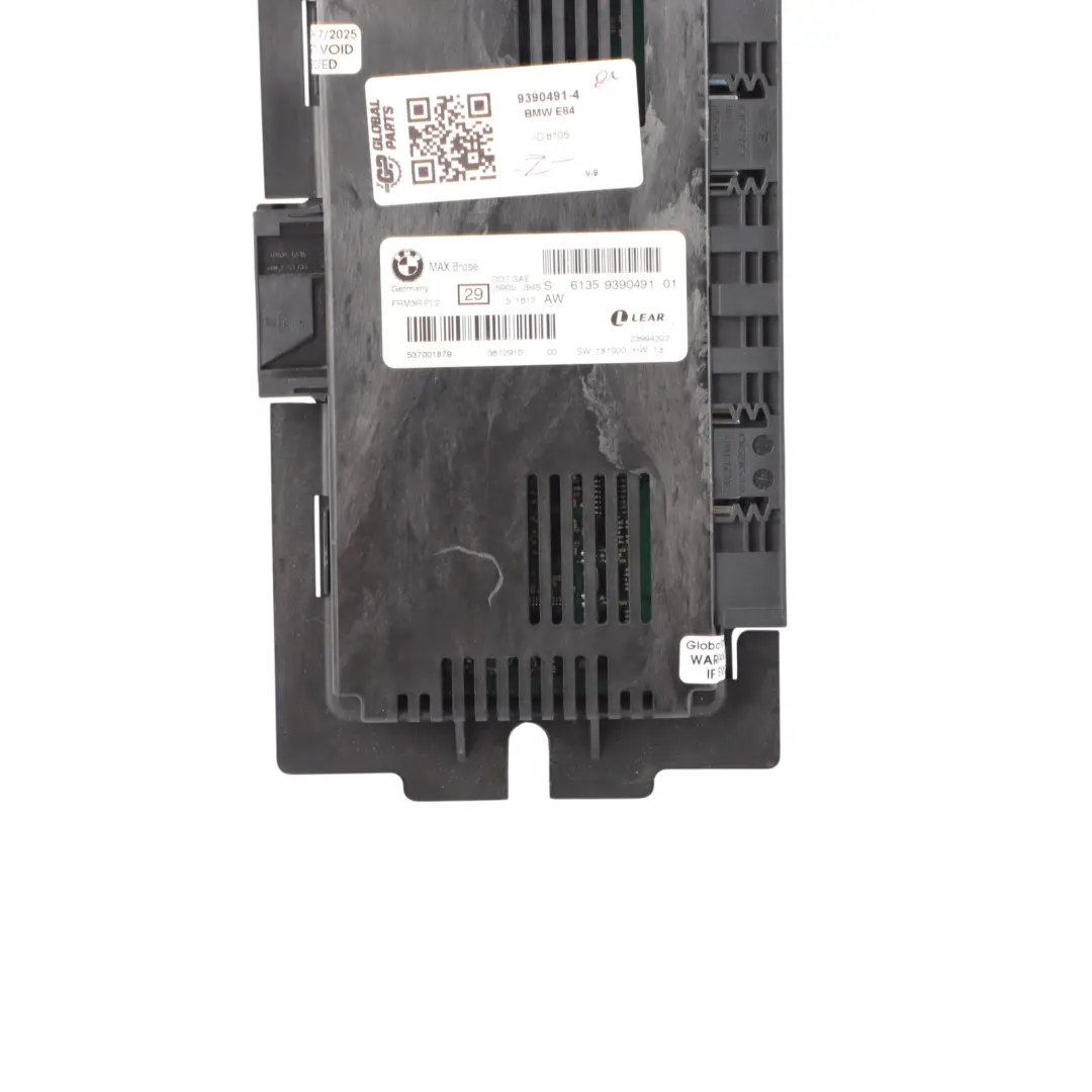 BMW E84 LCI Light Control Footwell Module ECU MAX Brose FRM3R PL2 Lear - SKU 9390491-4 - Part number 9390491