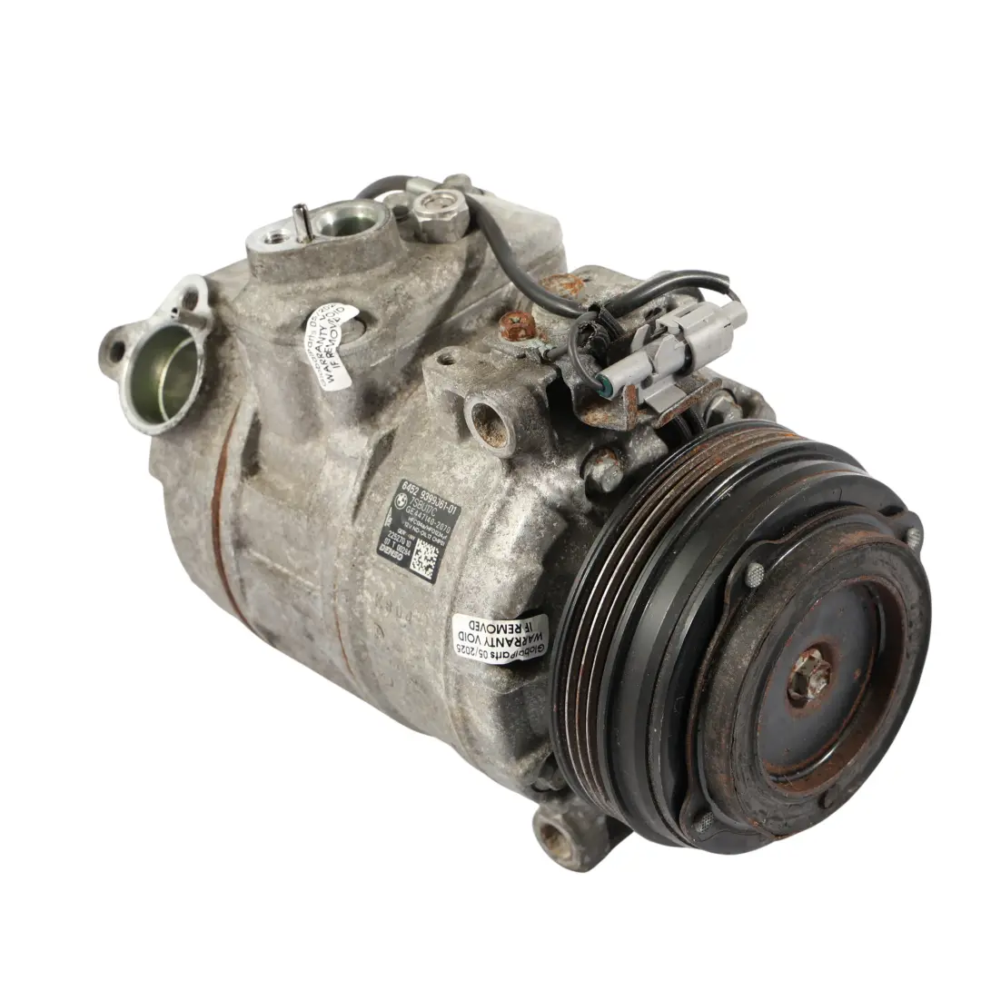 BMW F01 F02 F10 F11 F13 F15 N63N Compressore Aria Condizionata Pompa A/C - SKU 9399061 - Numero di parte 9399061