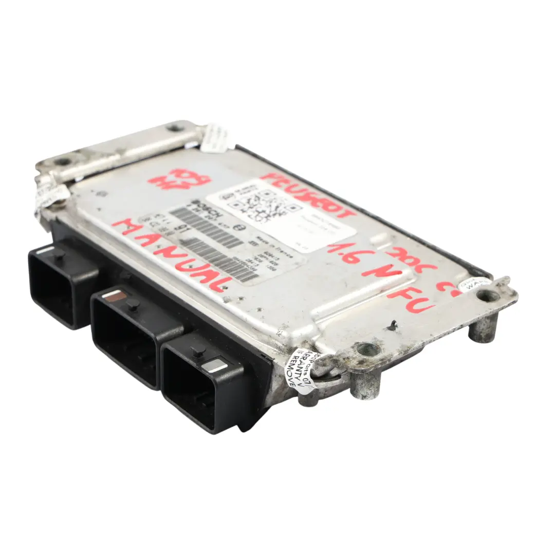 Peugeot 206 1.6 NFU TU5JP4 109HP Engine Control Unit ECU Manual - SKU 9643218980 - Part number 9643218980