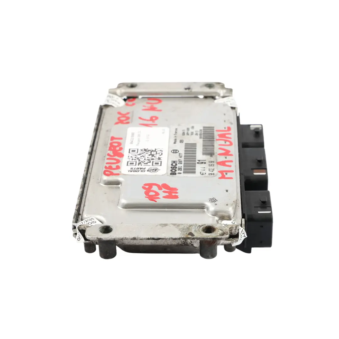 Peugeot 206 1.6 NFU TU5JP4 109HP Engine Control Unit ECU Manual - SKU 9643218980 - Part number 9643218980
