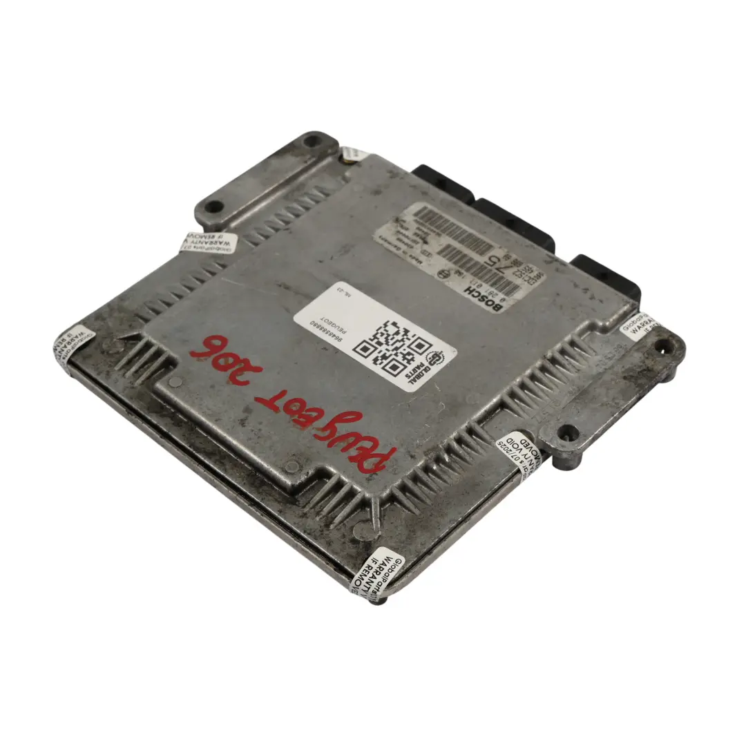Peugeot 206 2.0HDI 90HP DW10TD Engine Control Unit ECU 9664843780 Manual - SKU 9648588880 - Part number 9648588880