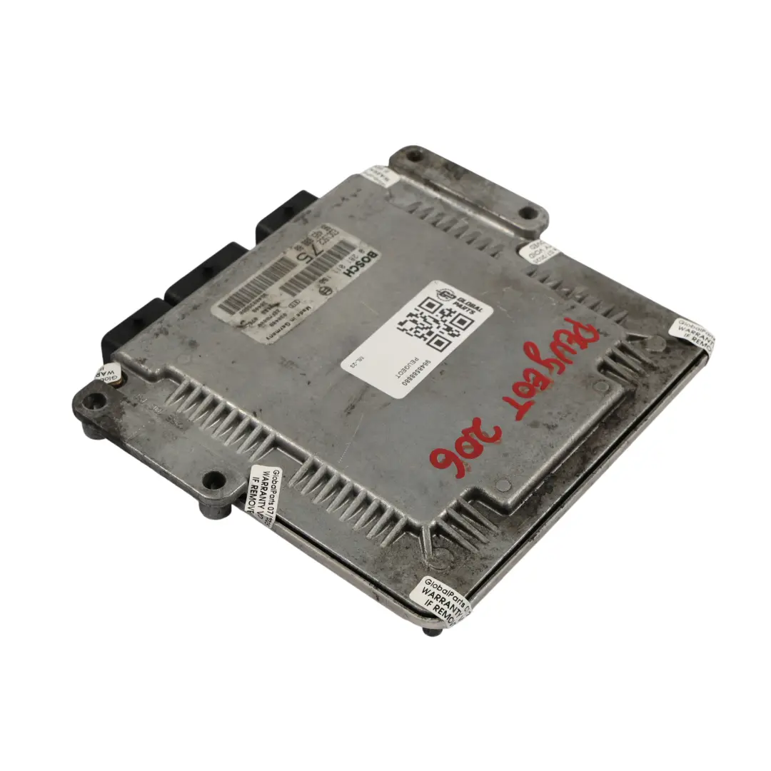 Peugeot 206 2.0HDI 90HP DW10TD Engine Control Unit ECU 9664843780 Manual - SKU 9648588880 - Part number 9648588880