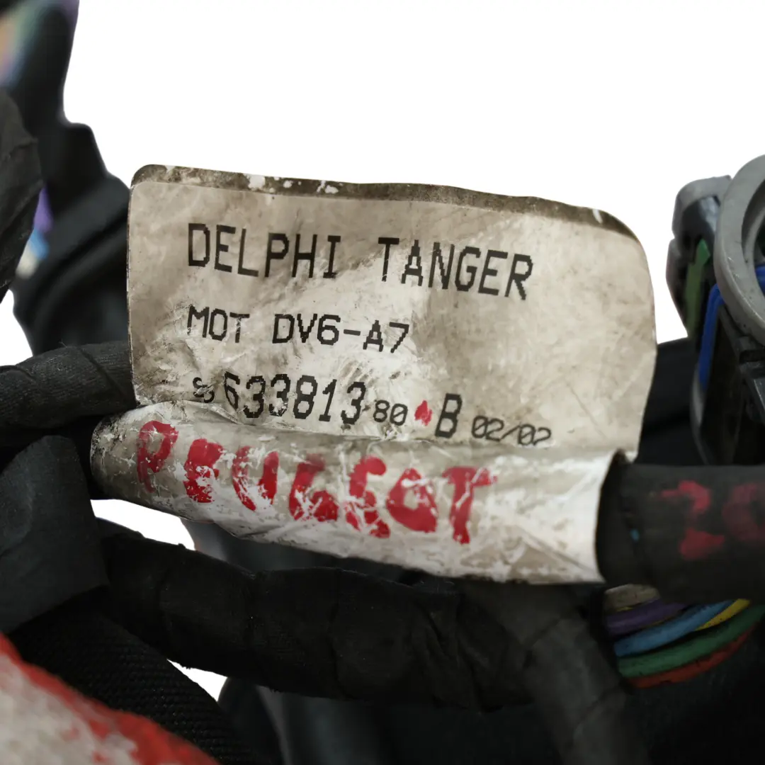 Peugeot 207 Mazo De Cables Del Motor 1.6 Hdi DV6 - SKU 9663381380 - Número de pieza 9663381380
