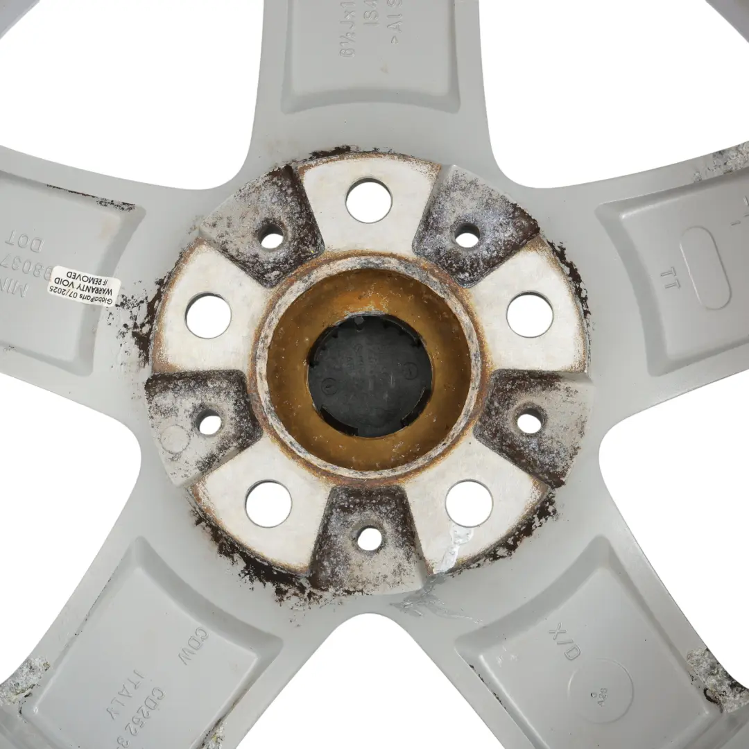 Mini Cooper R60 R61 Llanta De aleacion De plata 16" 6,5J 5-Star Single Spoke 124 - SKU 9803720-2 - Número de pieza 9803720